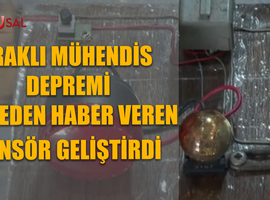 Iraklı mühendis depremi önceden haber veren sensör geliştirdi